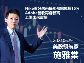 【施雅棠】Nike看好未來每年盈餘成長15%，Adobe營收再創新高，上調未來展望